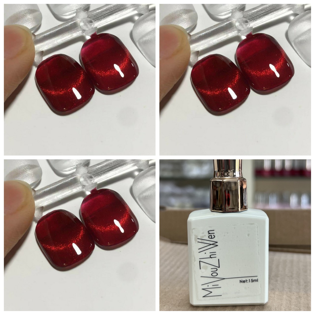 Sơn gel mắt mèo đỏ 15ml