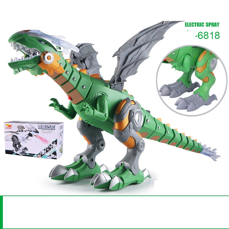 Khủng Long Robot Phun Khói - Lửa Điện Sử Dụng Pin , Đồ chơi cho bé