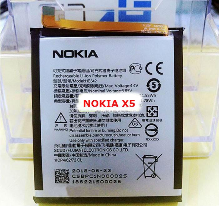[HCM]PIN NOKIA X5 X6 / HE342/NOKIA6.1 /NOKIA5.1PLUS /NOKIA6.1PLUS/TA-1116/TA-1099 BẢO HÀNH 6 THÁNG