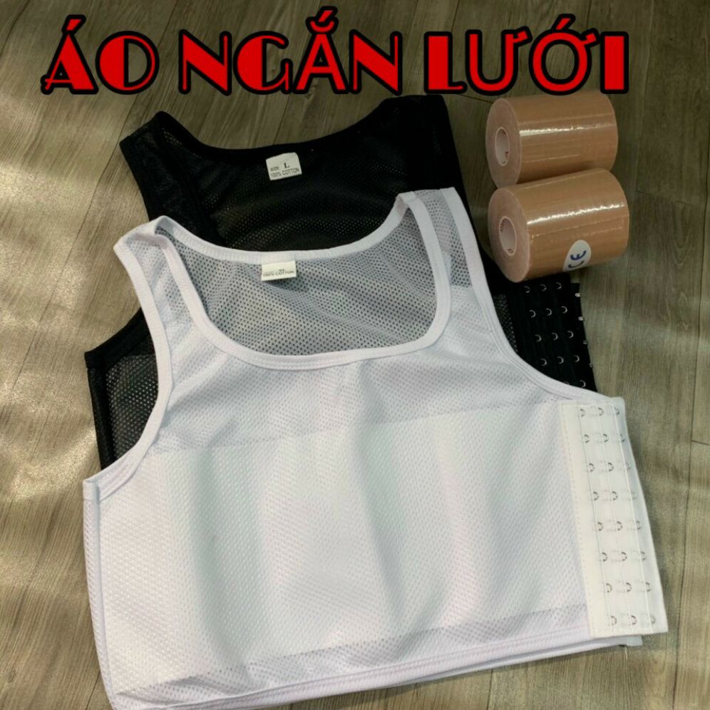 ÁO NỊT NGỰC LƯỚI - ÁO NỊT NGỰC TOMBOY LOẠI NGẮN