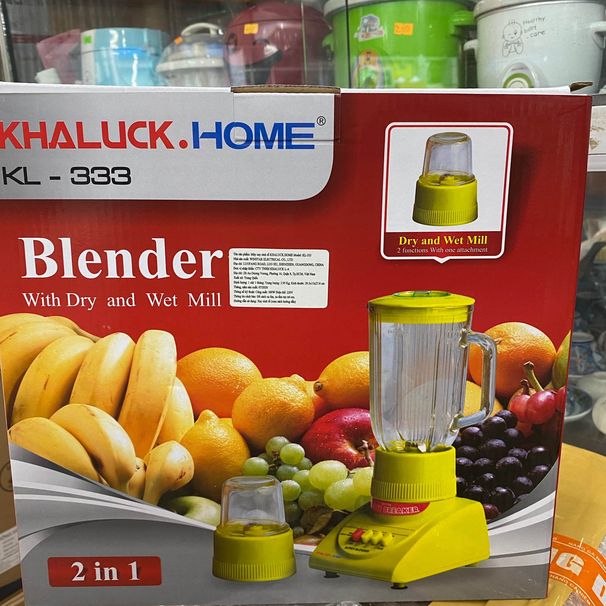 Máy sinh tố KHALUCK.HOME