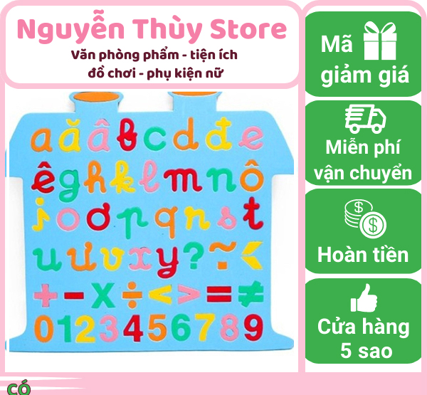 Thảm chữ cái cho bé học và chơi , Thảm xốp chữ cái tiếng Việt cho các bé