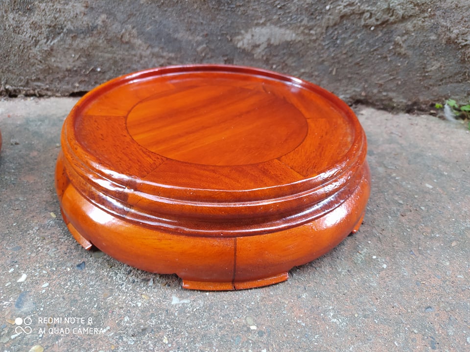 Đế kê bát nhang, gỗ hương (đường kính 14 đến 28cm)