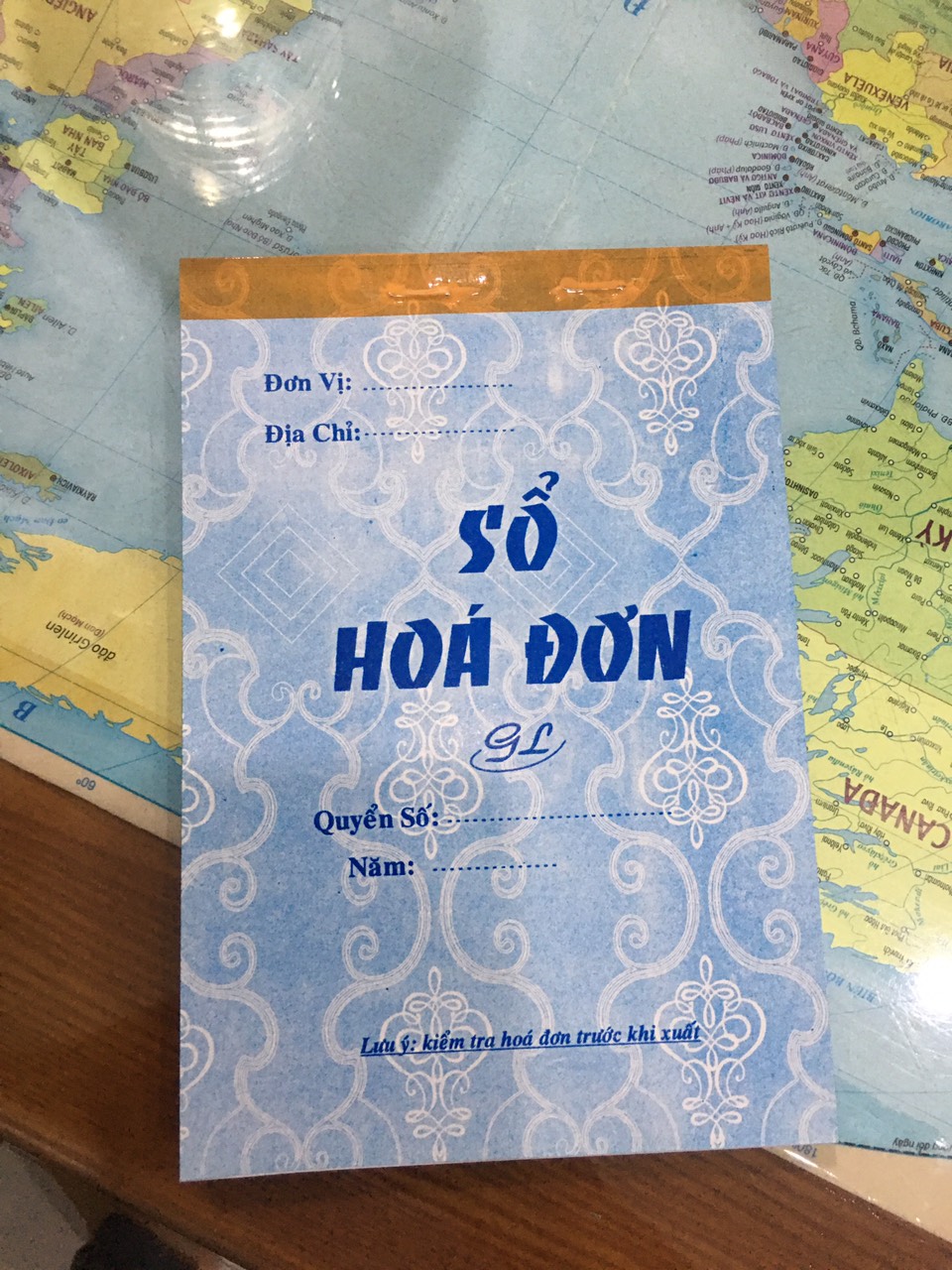Sổ hóa đơn bán lẻ 2 liên (100 tờ)