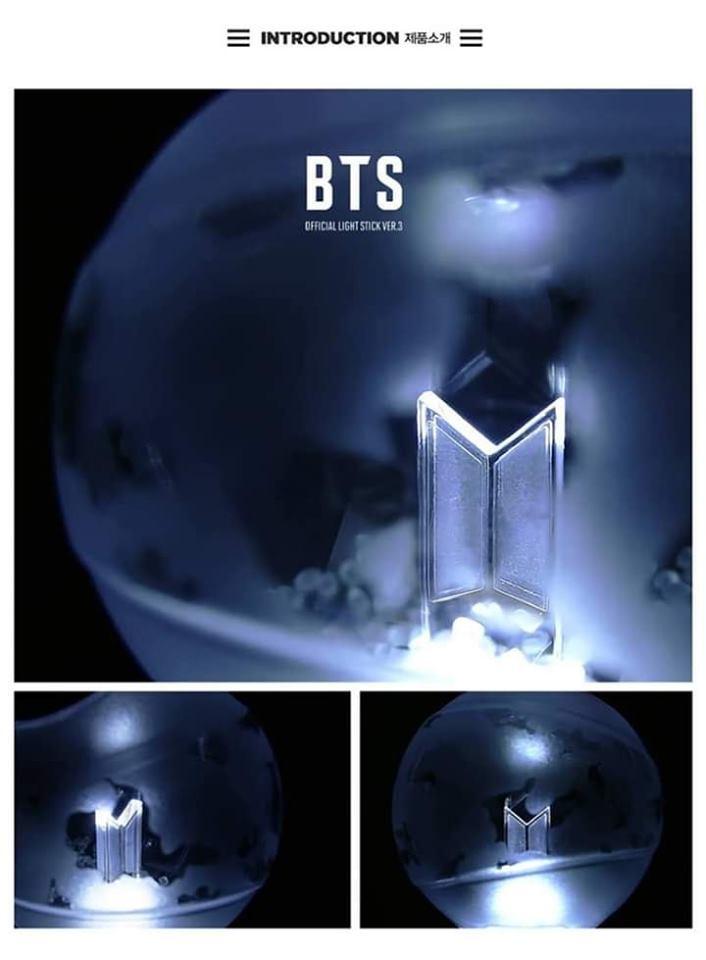 Lightstick Bom BTS Ver3 đèn cổ vũ (Unoff - kèm quà)
