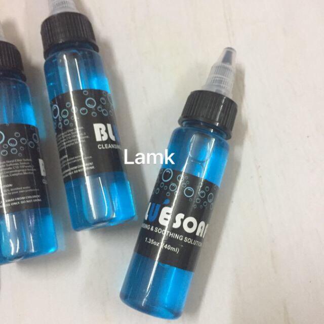 DUNG DỊCH LAU MỰC XĂM TẠO BỌT BLUE SOAP 40ML