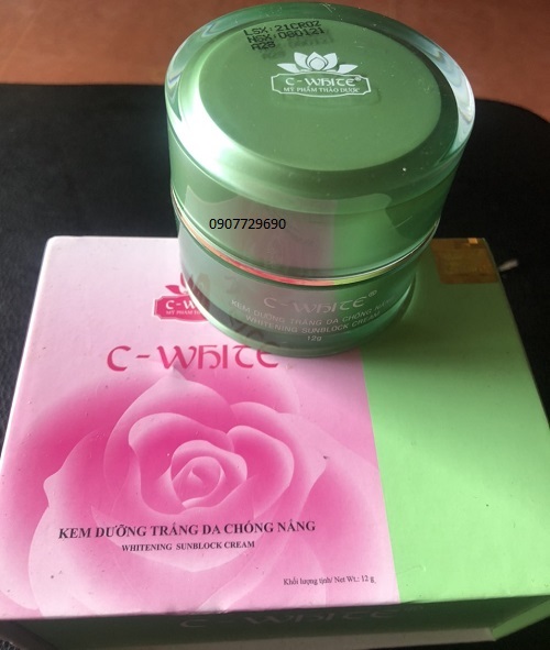Kem C-white dưỡng trắng da chống nắng 12g