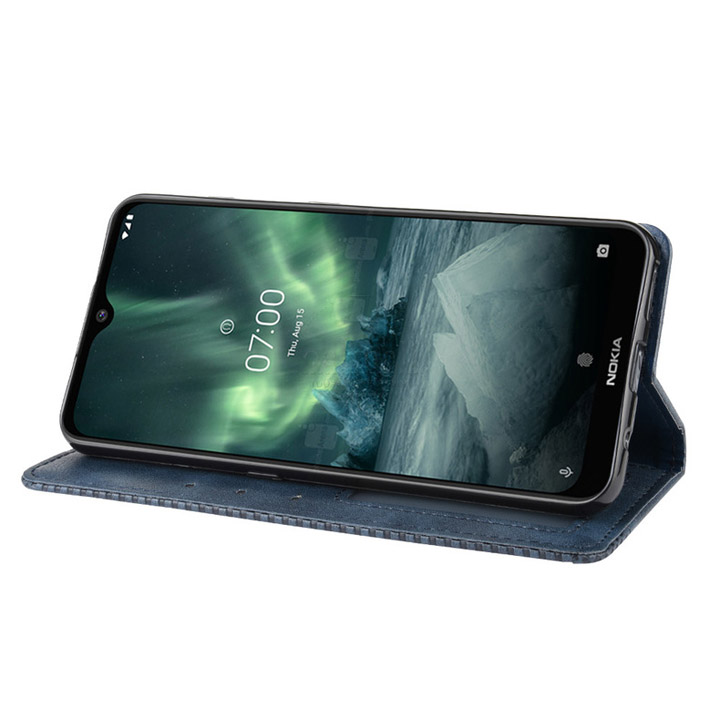 Bao da Nokia 7.2 dạng ví Luxury Leather