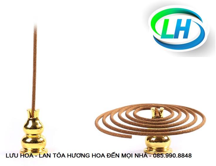 Chân đế cắm trầm hương, hương vòng, hương que - Nhỏ gọn, tiện dụng