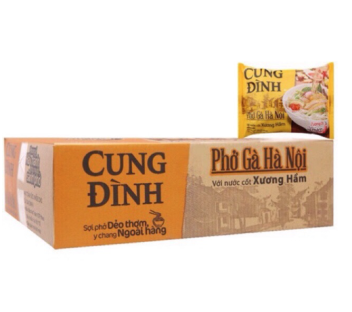 Thùng 30 Gói Phở Gà Cung Đình (Vui lòng đặt 1 thùng trên 1 đơn hàng)