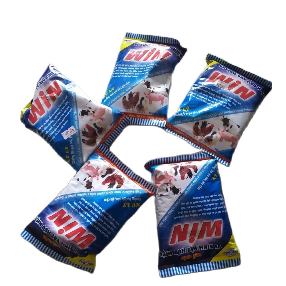 [Hoàn Tiền 10%] Chế phẩm vi sinh vật Win 200g làm sạch chuồng trại khử mùi hôi