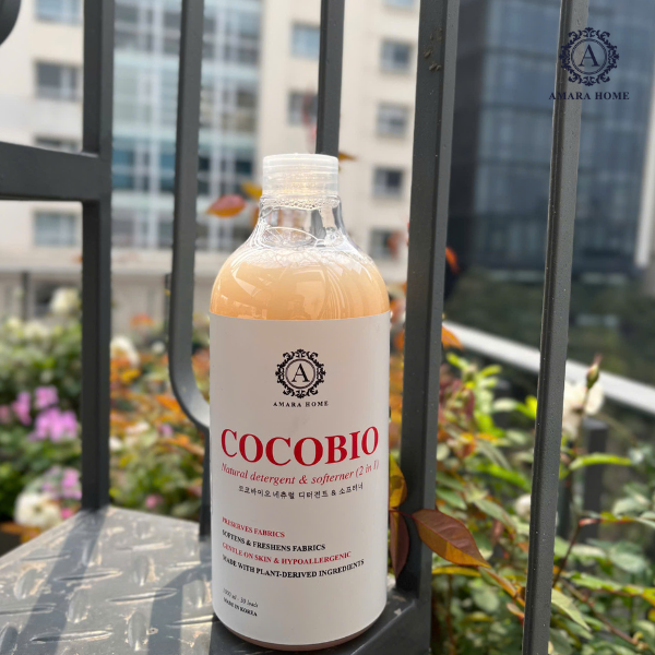 Nước Giặt Xả Organic 2in1 AMARA HOME COCOBIO | Hương Thơm Từ Thiên Nhiên, Không Hoá Chất, Công Nghệ Hàn Quốc