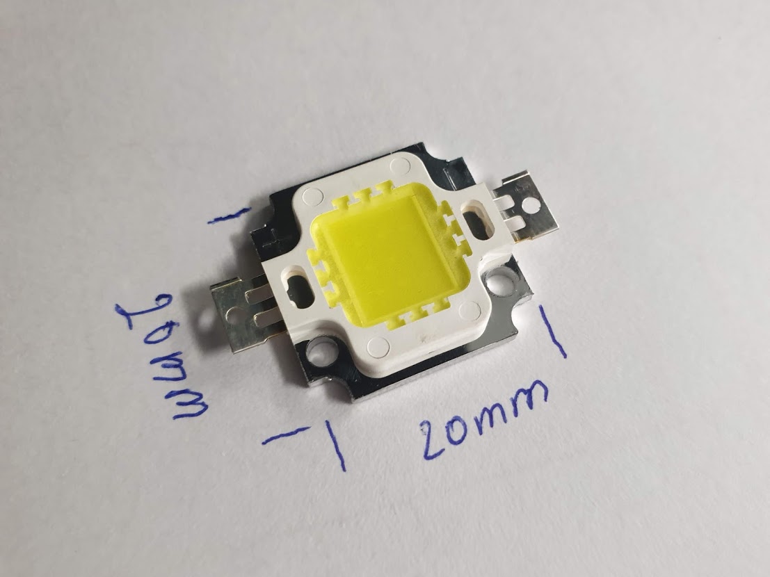 Bóng chip Led 10W điện áp 9-12VDC Siêu Sáng