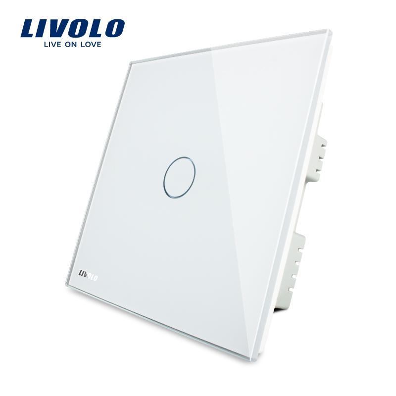 Công tắc led tiêu chuẩn LIVOLO UK switch công tắc cảm ứng nhẹ, AC 220-250V, 3 màu
