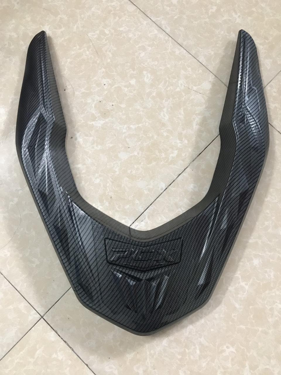 ỐP TAY DẮT SAU PCX 2018 - 2019 (150) SƠN CARBON & TRẮNG CROM
