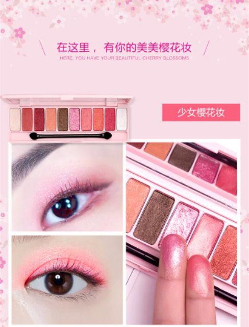 [HCM]Bảng Màu Mắt Hold Live Feipink Cherry Blossom Eyeshadow