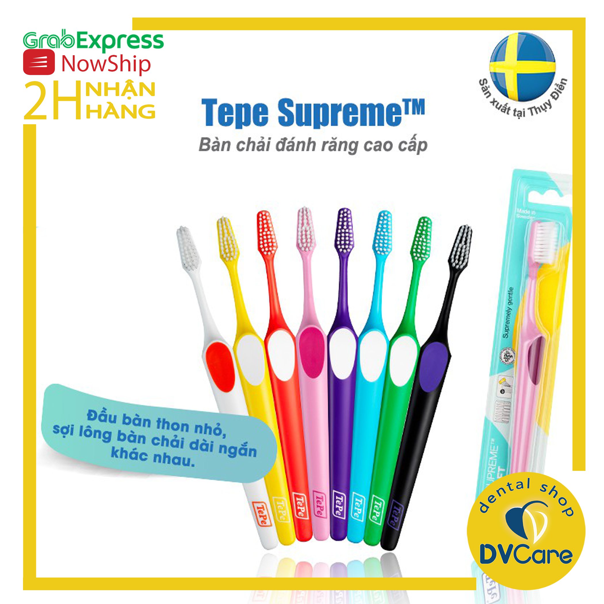 Bàn chải đánh răng mềm Tepe Supreme Soft [dvcareshop]