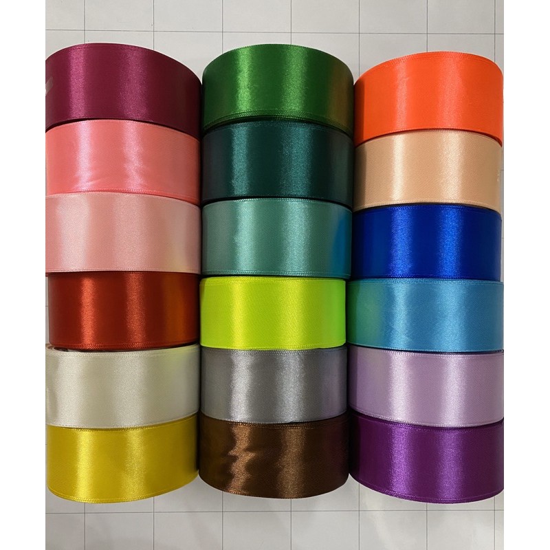Ruy băng lụa bản 4cm dài 22 mét