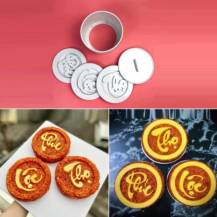 Khuôn làm xôi phúc lộc thọ - khuôn làm xôi
