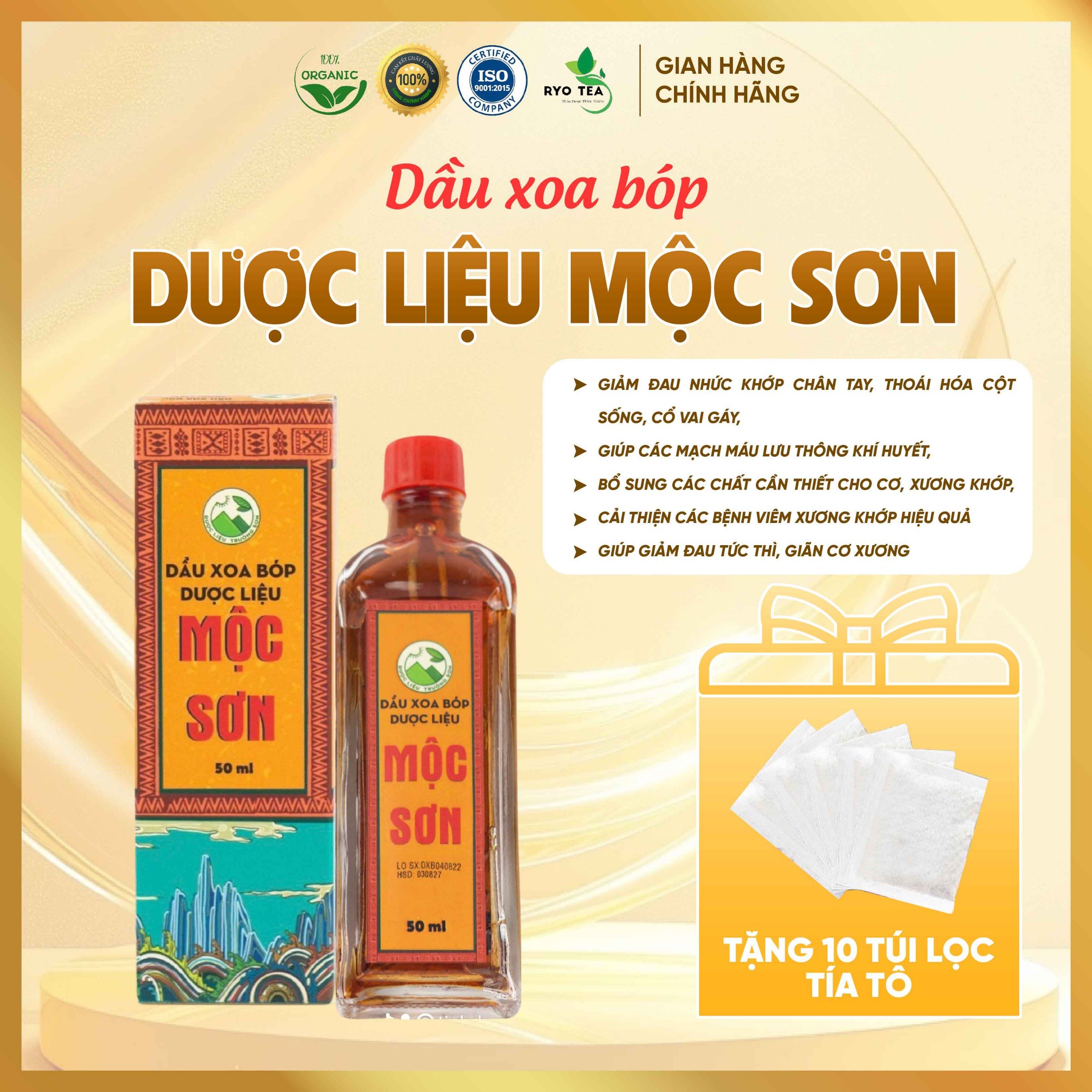 [MUA 5 TẶNG 2] Dầu xoa bóp dược liệu mộc sơn