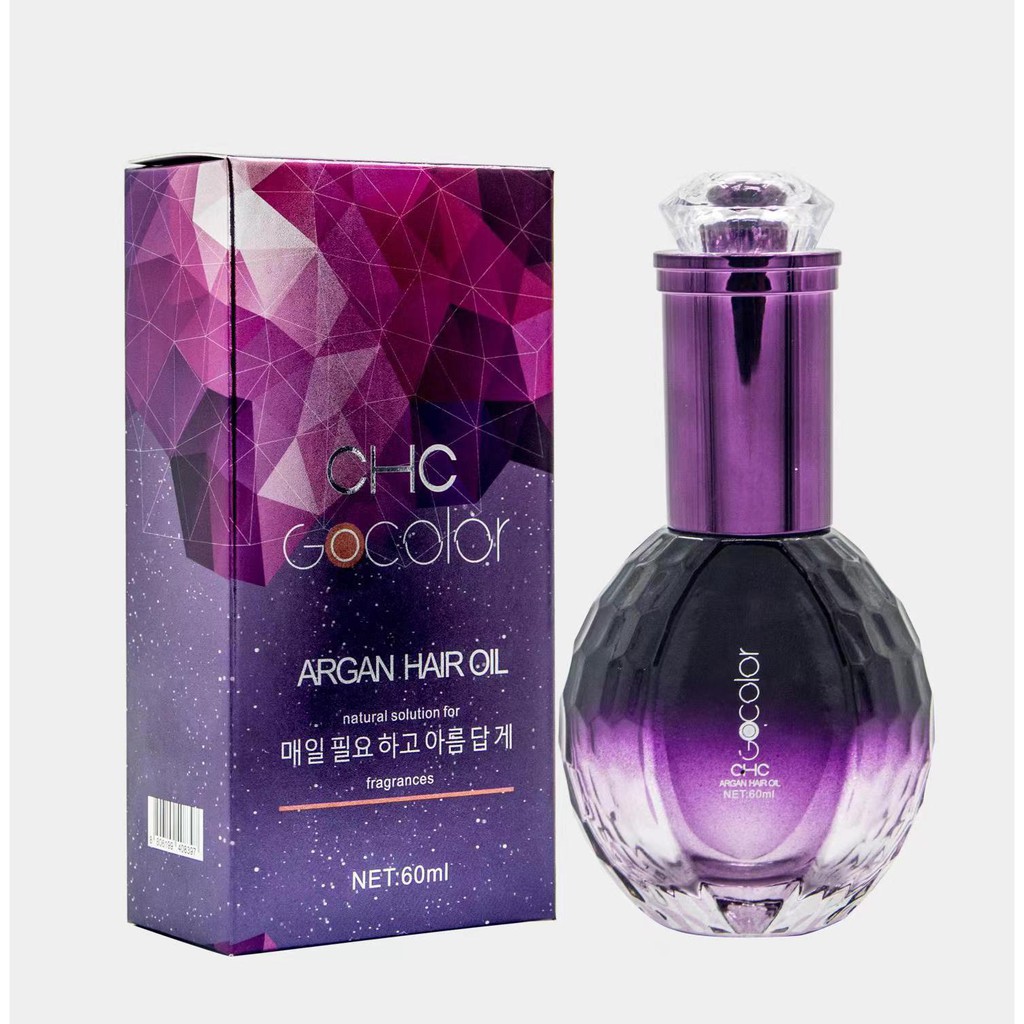 TINH DẦU DƯỠNG TÓC CHC GOCOLOR ARGAN OIL 60ML - CHAI