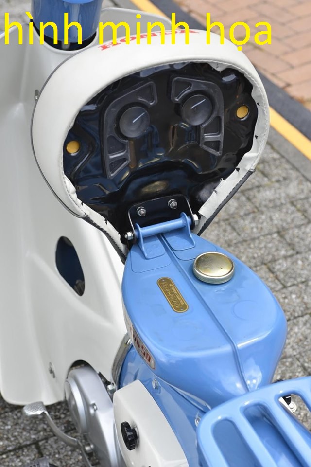 Yên cub cho anh em dọn xe - màu đen trắng