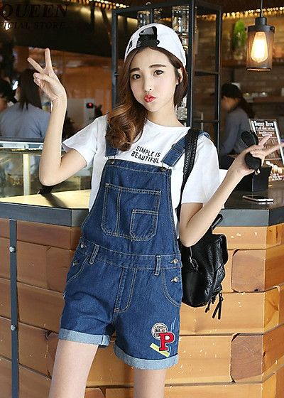 Yếm jeans quần soóc 2hand