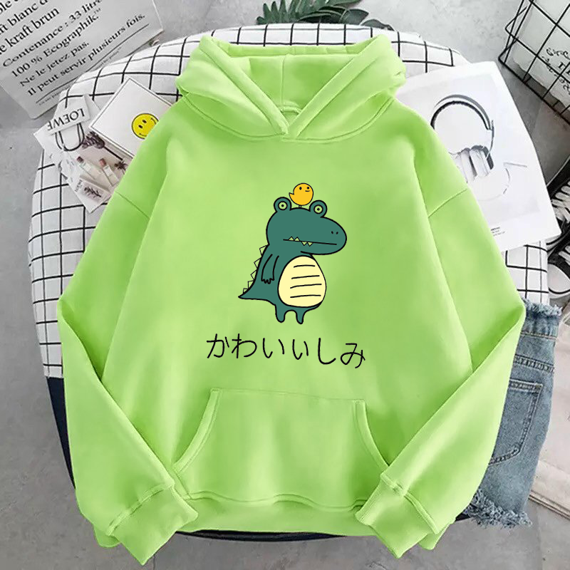 [Hoàn Tiền 15%] ÁO HOODIE NAM NỮ IN KHỦNG LONG (NHIỀU MÀU)