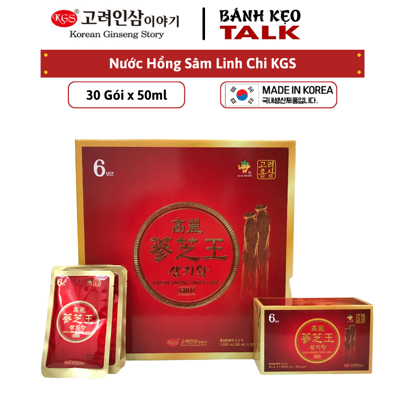 Nước hồng sâm linh chi kgs hàn quốc