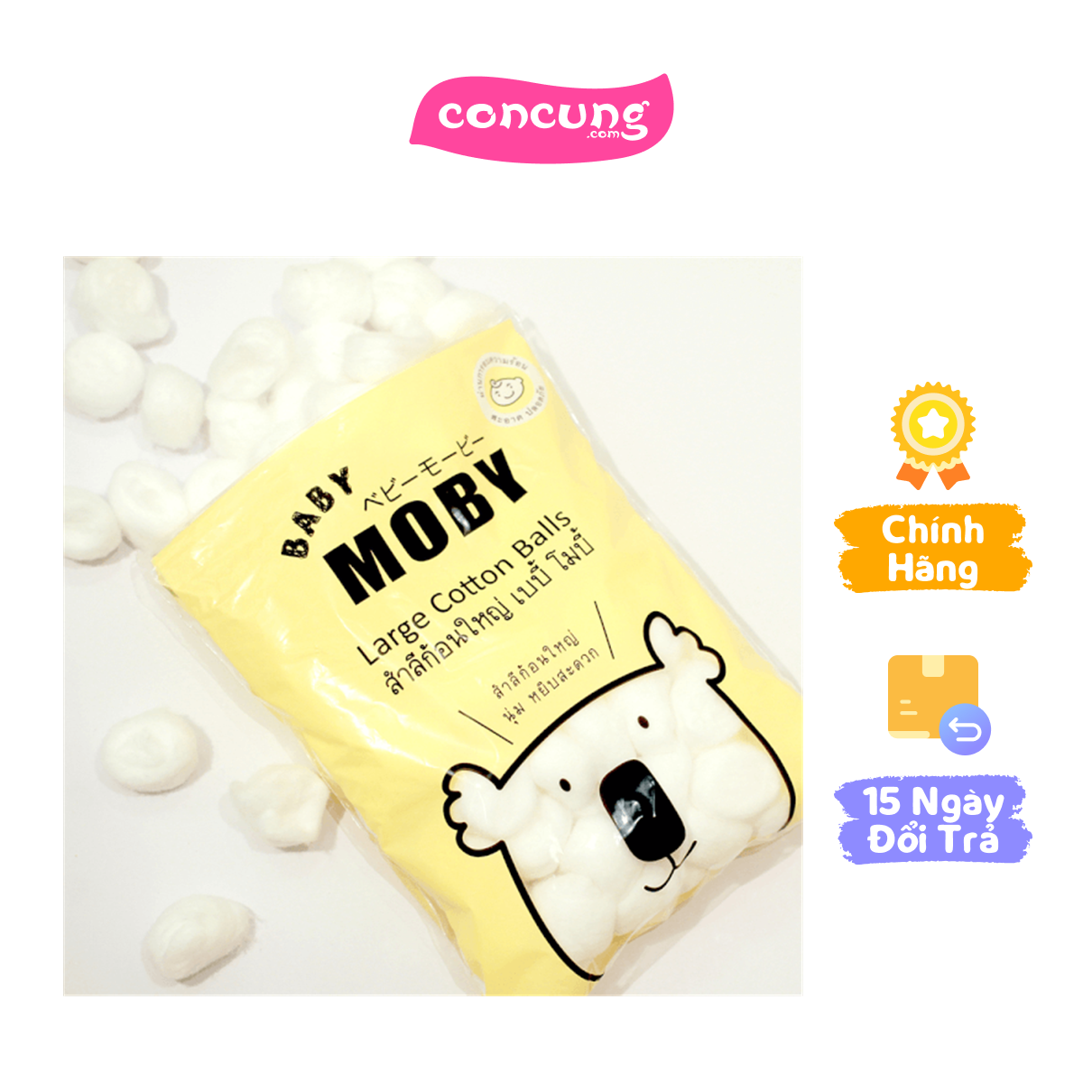Bông đa năng Moby nhỏ 100gr