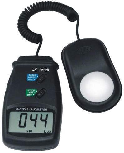 Máy đo cường độ ánh sáng  LX 1010B (Ghi đen/ ghi đỏ )
