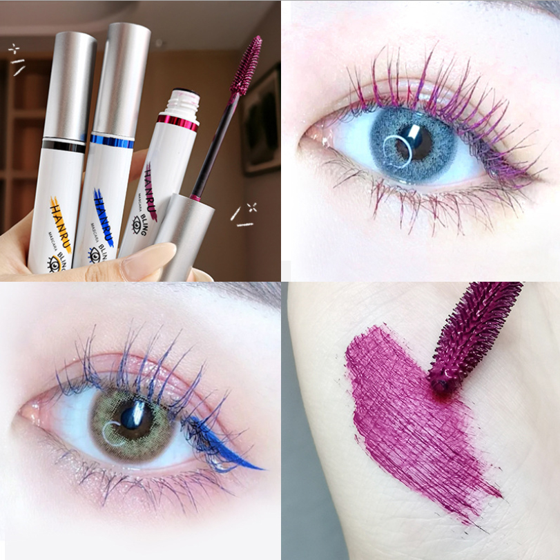 Mascara màu chuốt cong mi Hanru Bling 8ml