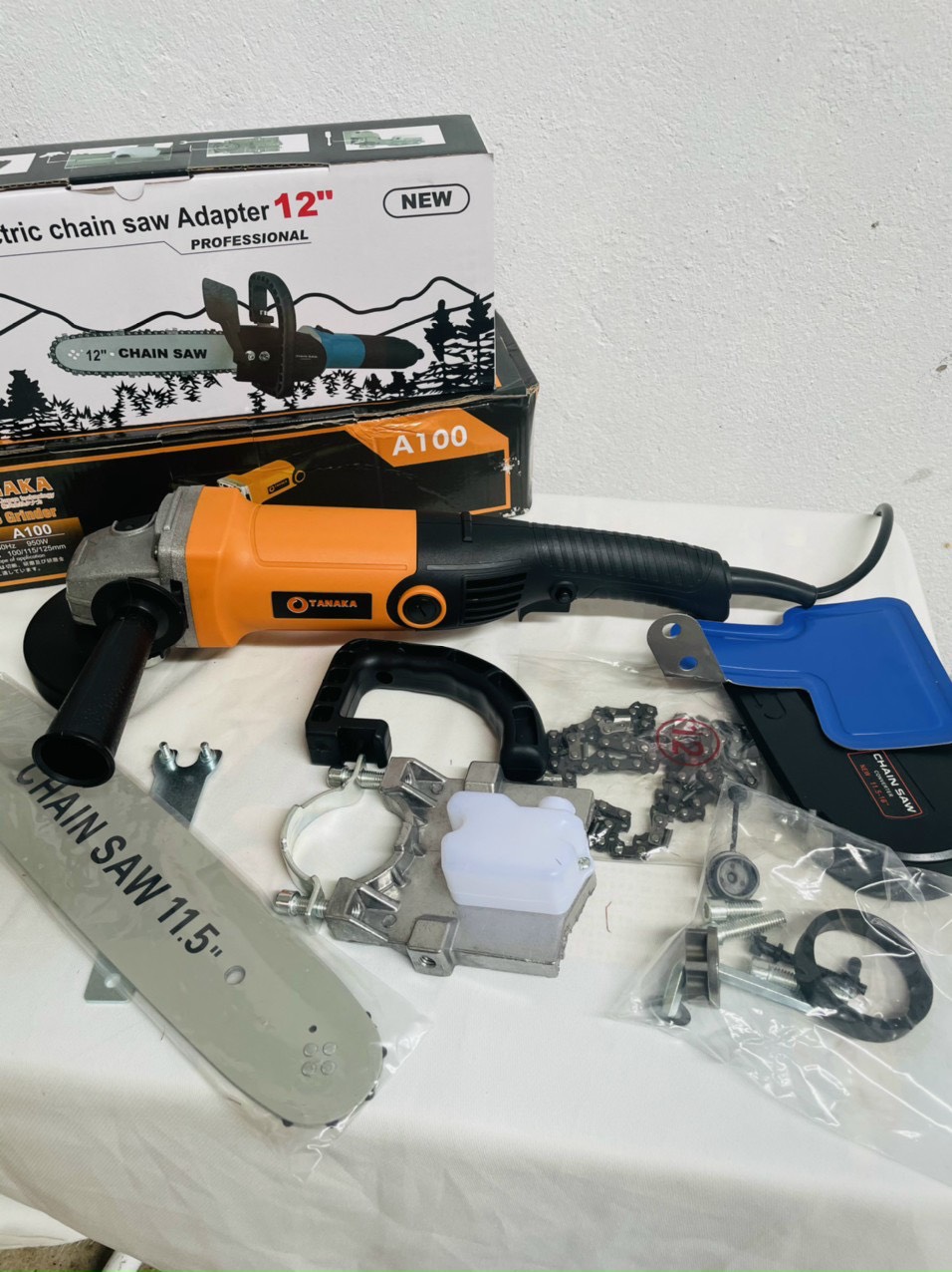 COMBO MÁY MÀI TANAKA+LƯỠI CƯA XÍCH