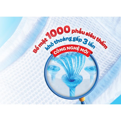 Miếng lót sơ sinh Huggies Newborn 1 (56 tặng 10 miếng)/Newborn 2 (60 miếng)