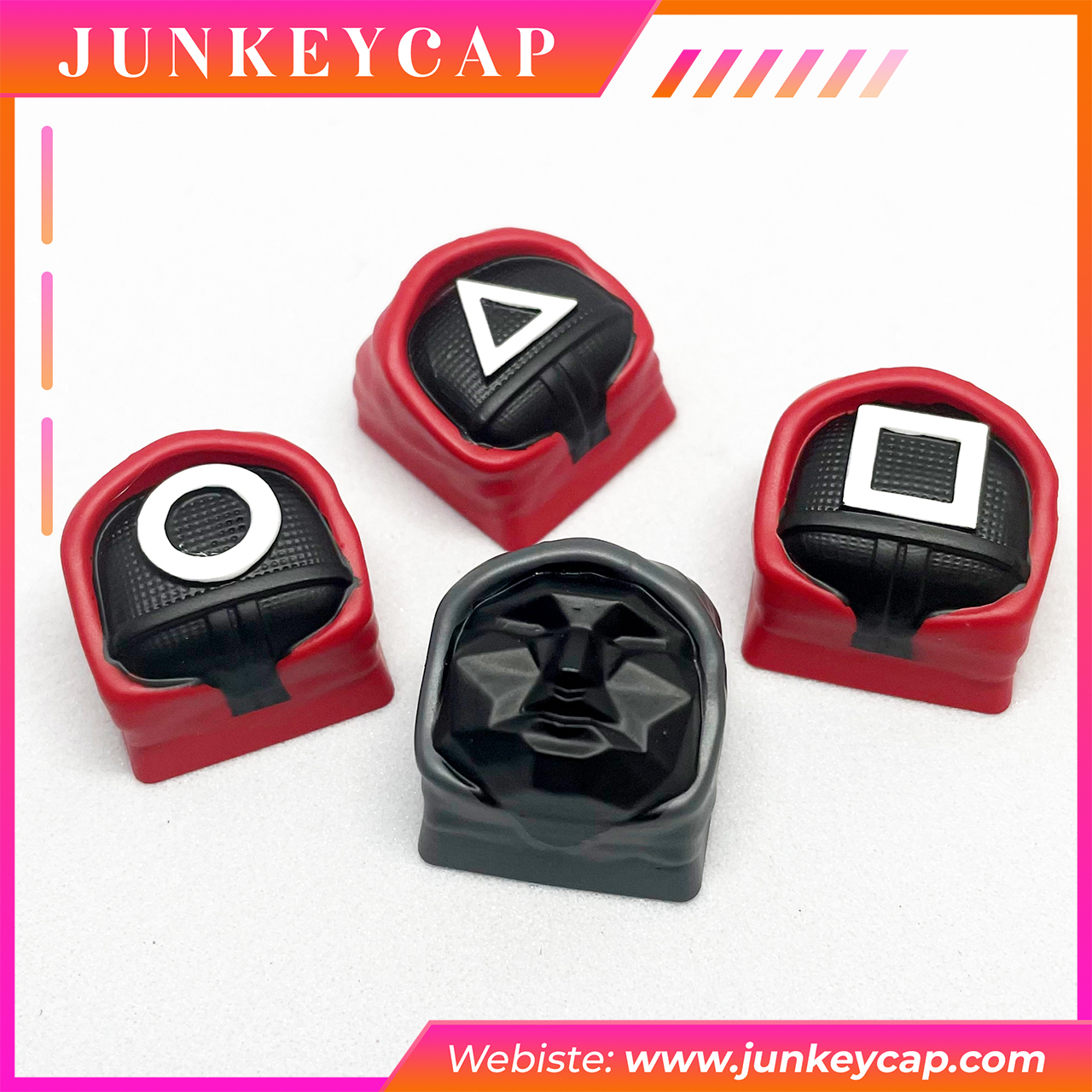 Squid Game Keycap - Nút Bàn Phím Trò Chơi Con Mực Hot Trend