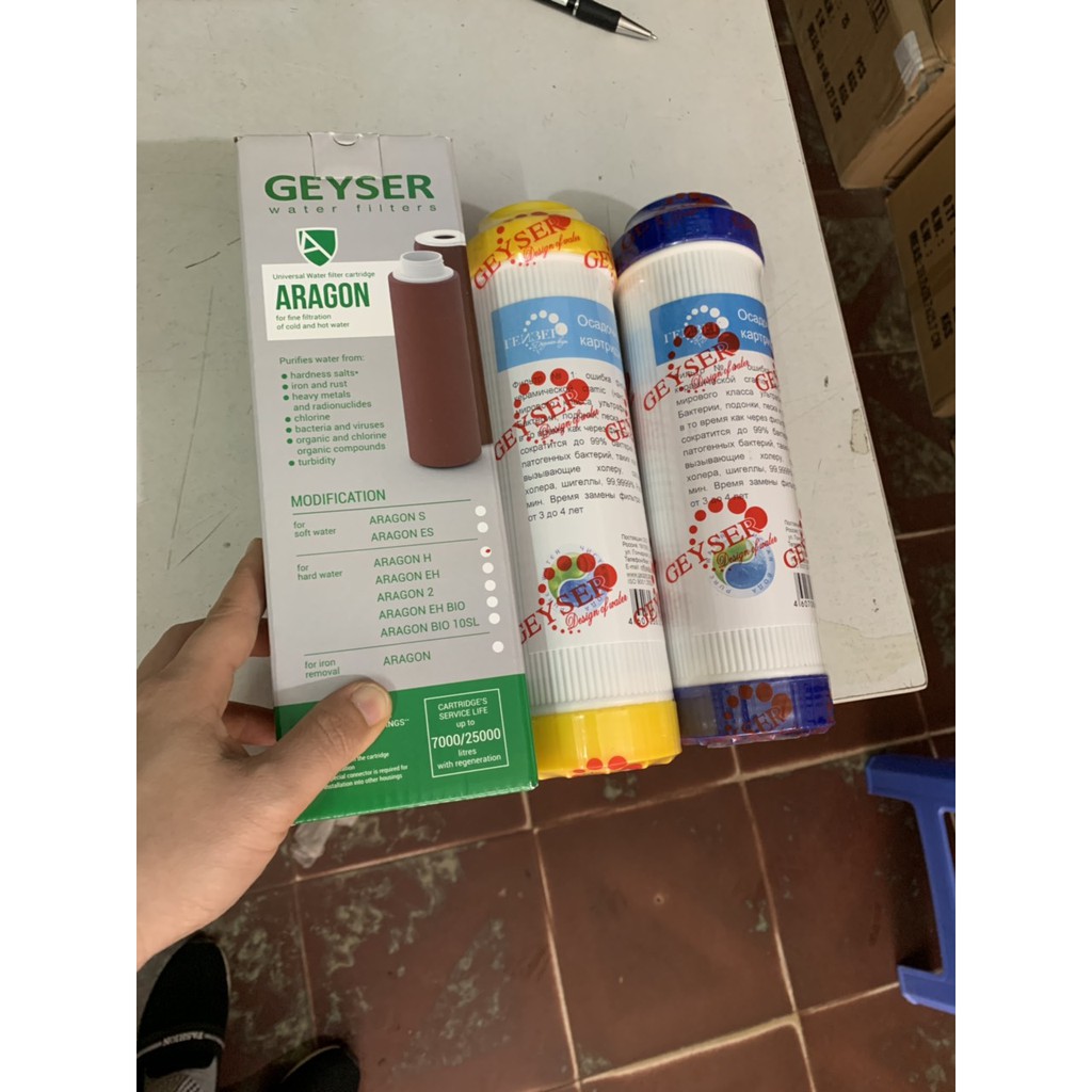 Lõi Lọc 123 Geyser NaNo