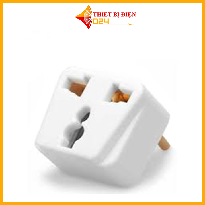 Phích chuyển đổi 3 chấu sang 2 chấu 10A
