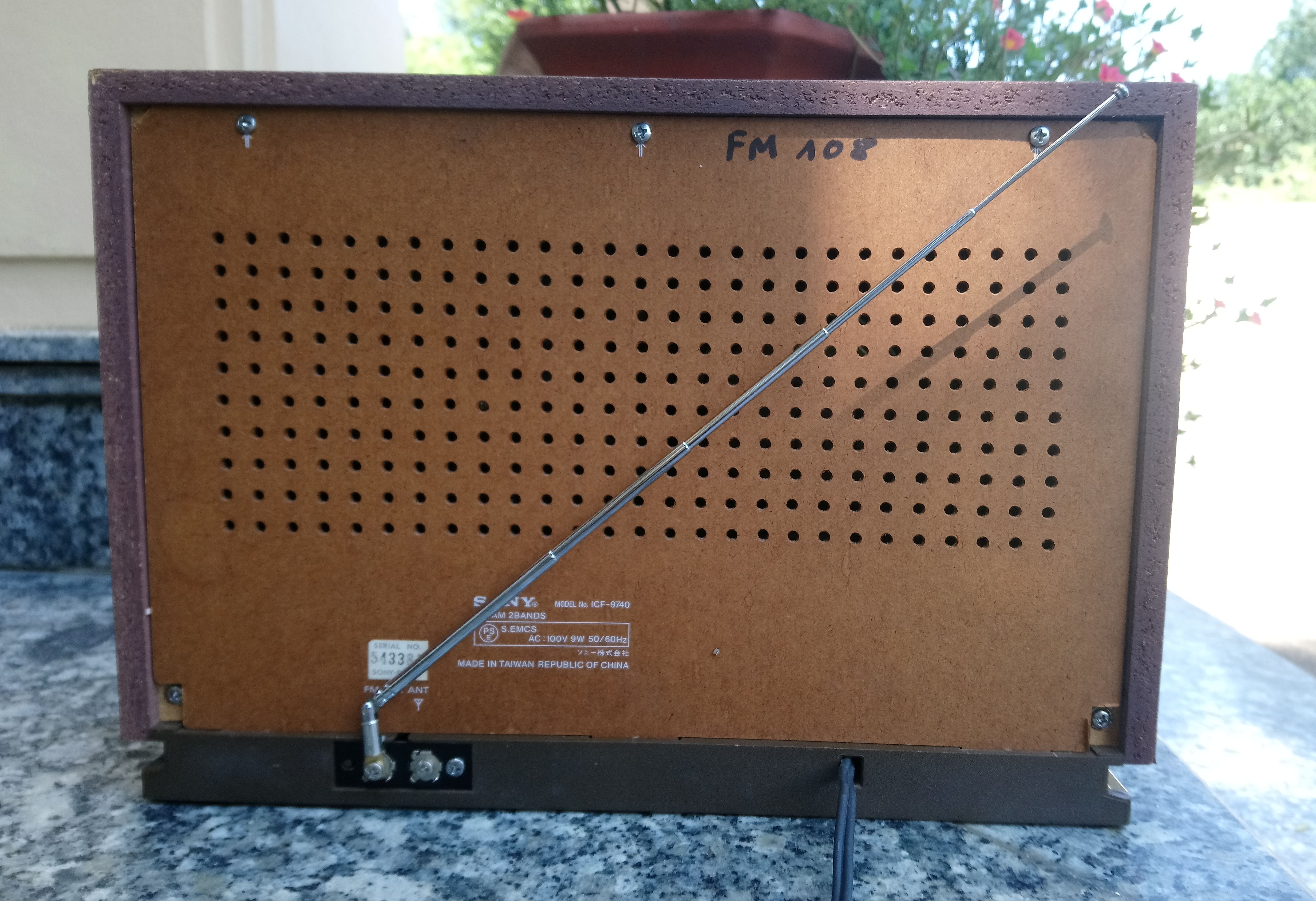 SONY FM / AM - ICF-9740 - HÀNG NHẬT BÃI ZIN