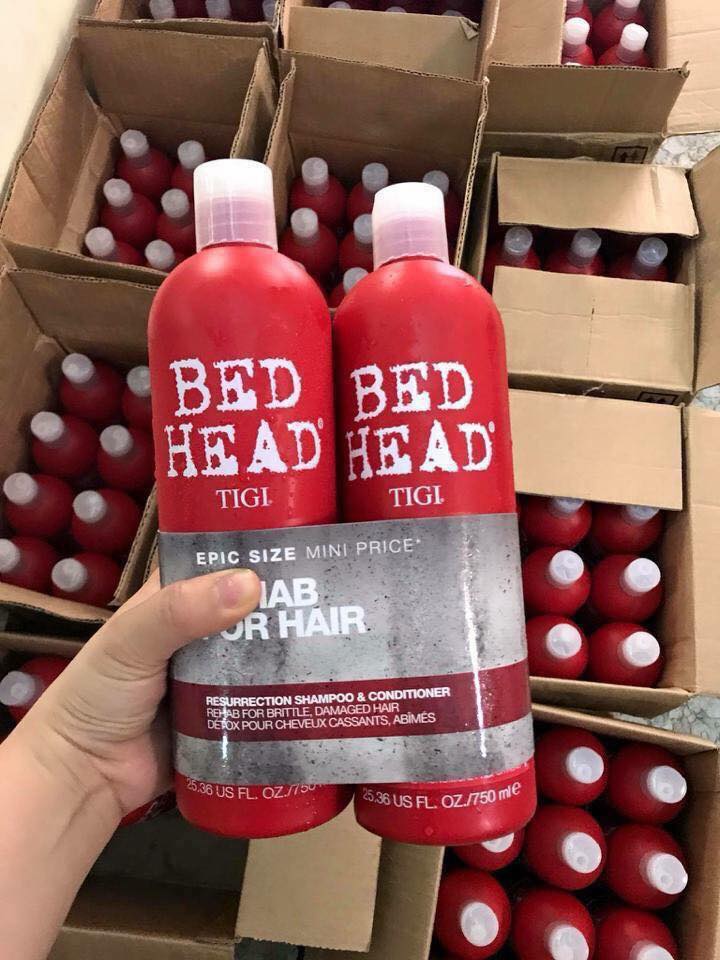 [Nhập RS0722 giảm 30k cho đơn 99k]Dầu Gội TiGi Đỏ 1500ML/Cặp [Phục Hồi Tóc Hư Tổn] - Ads.cosmetics