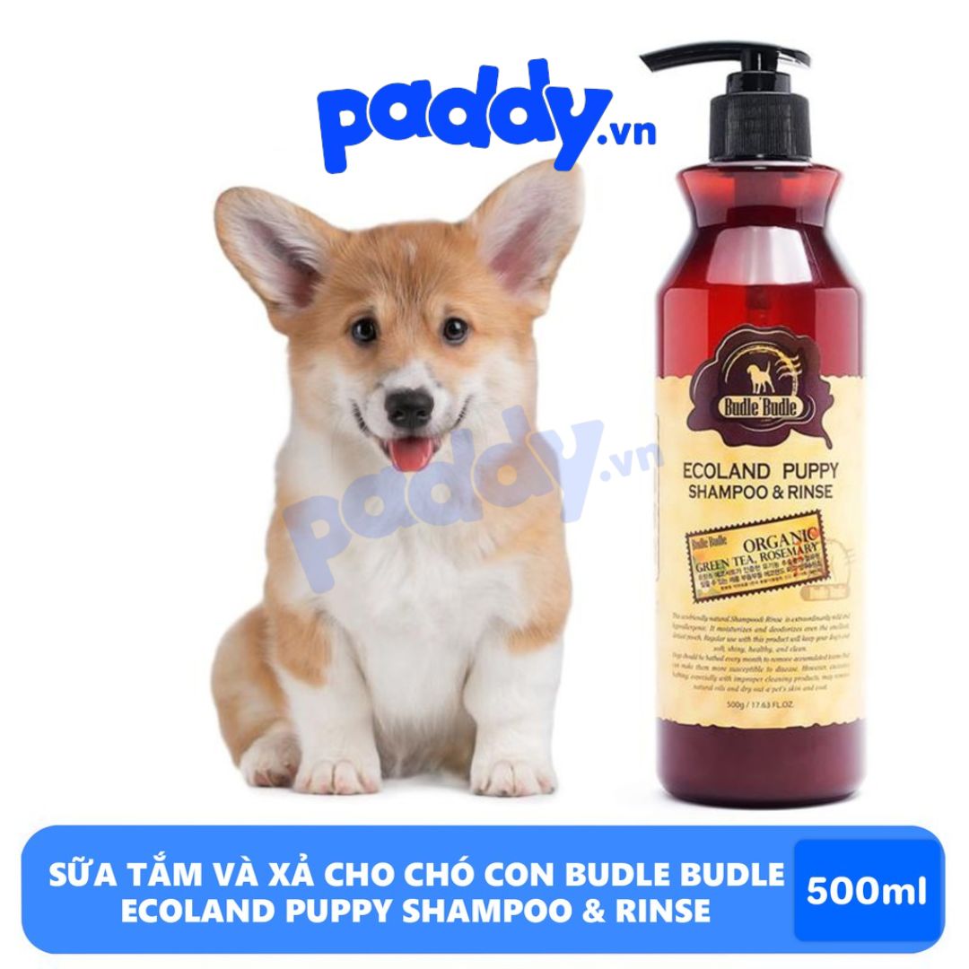 Sữa tắm hữu cơ cho chó budle ecoland 500ml