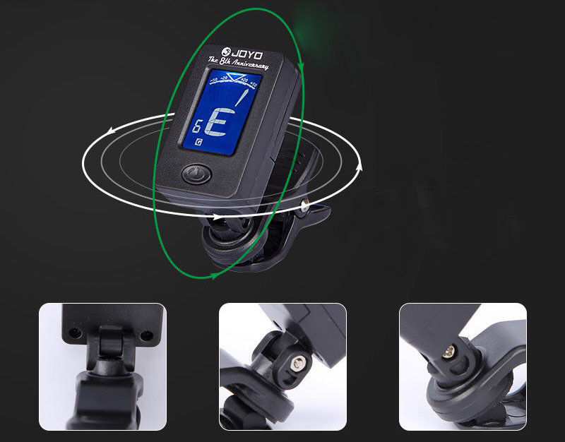 Tuner(máy lên dây)cho đàn guitar,bass,violin,ukulele JOYO -JT01