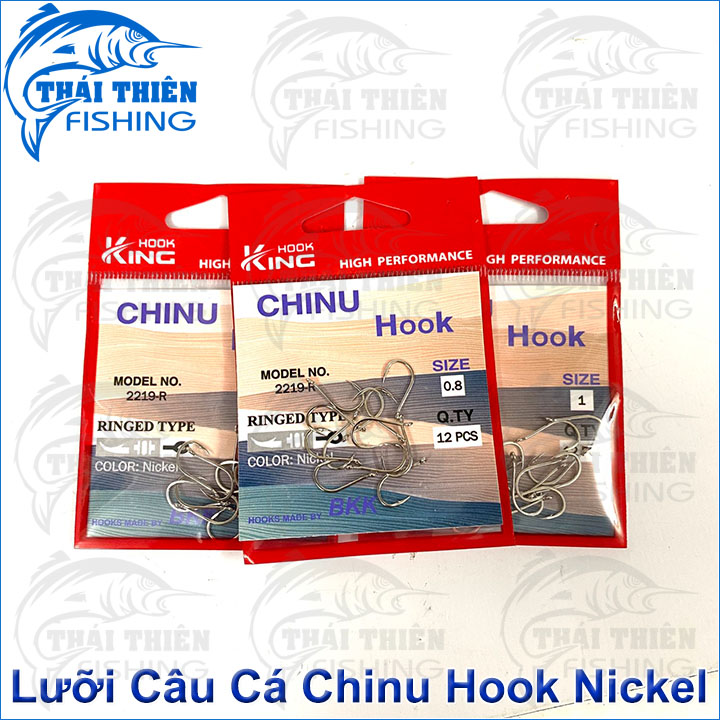 Lưỡi Câu Cá Chinu BKK King Hook Nickel