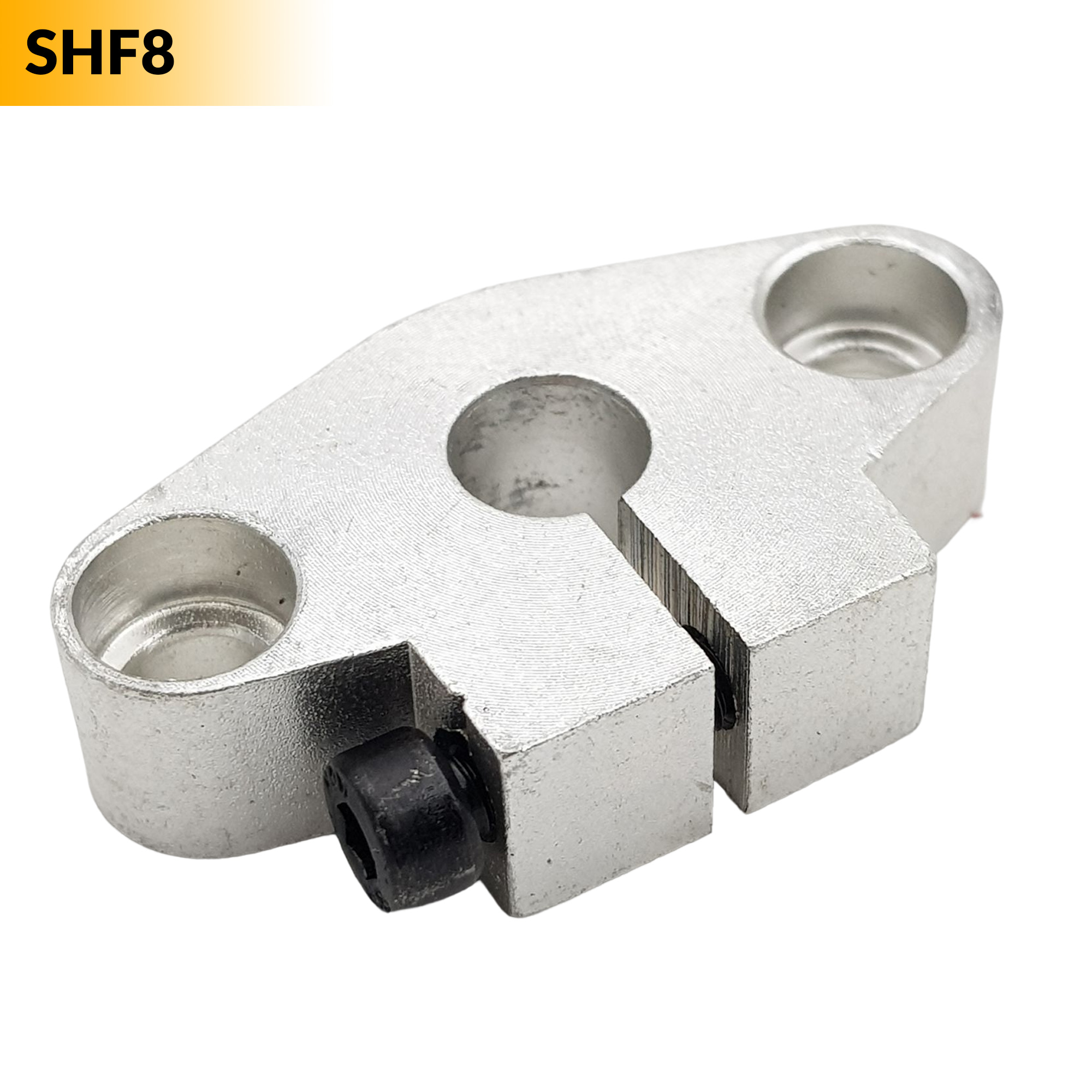 Gối đỡ ty trượt tròn ngang trục 8mm 10mm 12mm shf8 / shf10 / shf12 | linh kiện cnc , in 3d