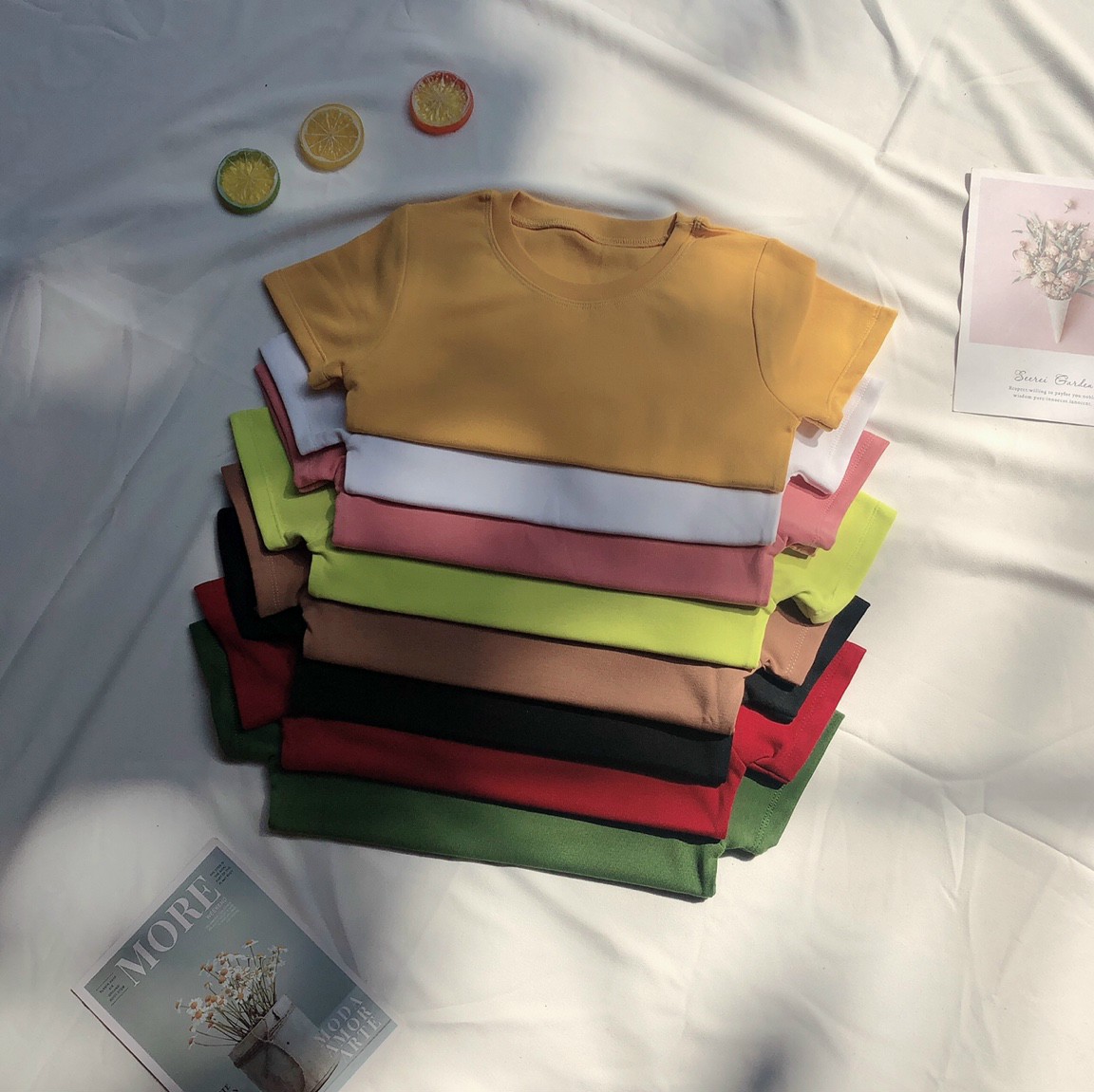 Áo thun borip tay ngăn,áo thun nữ,ly store