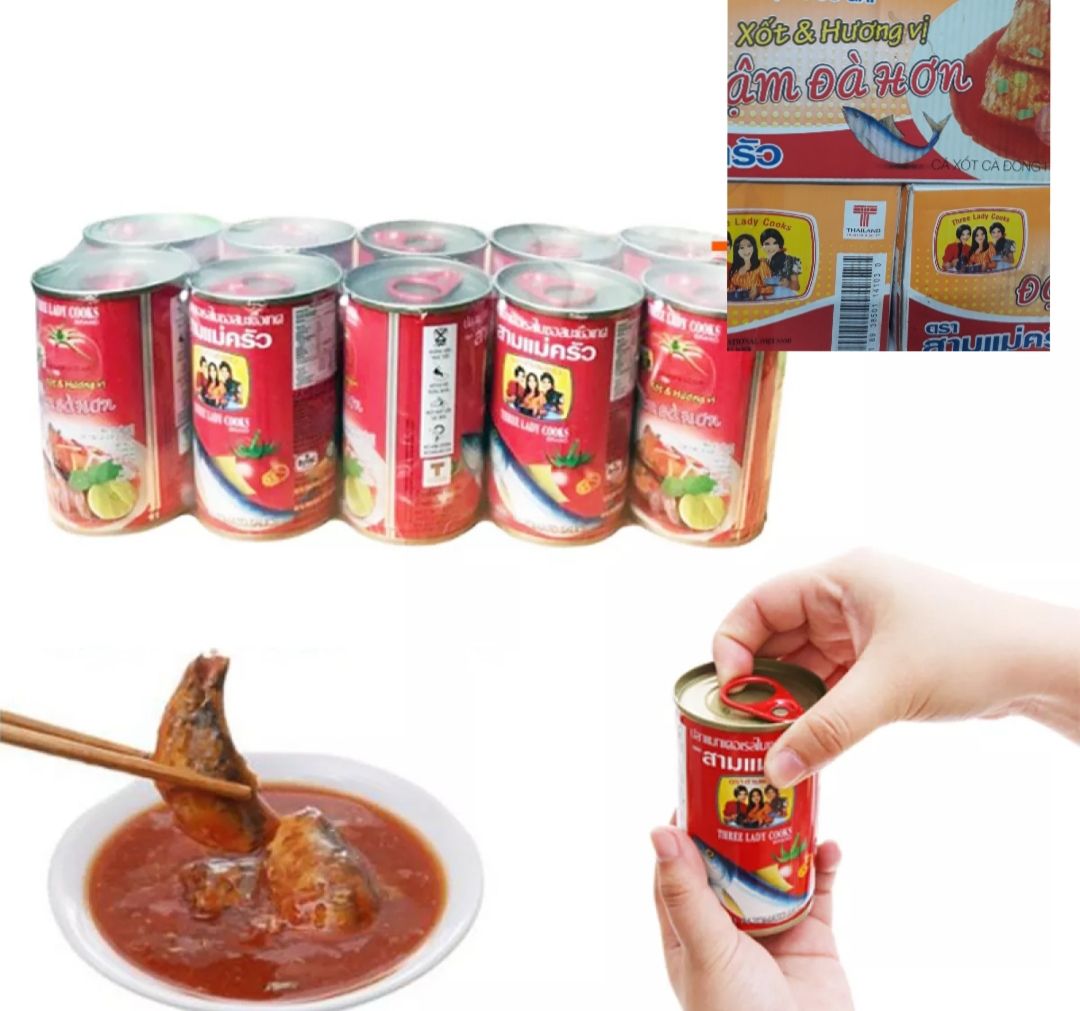 Lốc 10 Hộp Cá 3 Cô Gái 155g