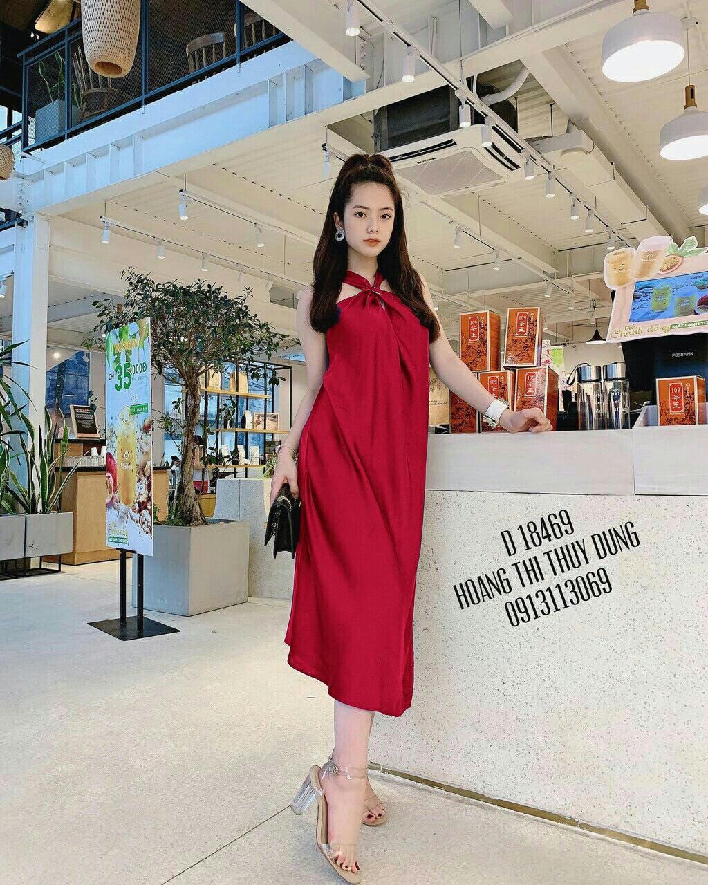 Đầm Phi Bóng suông dài SKU Japan134