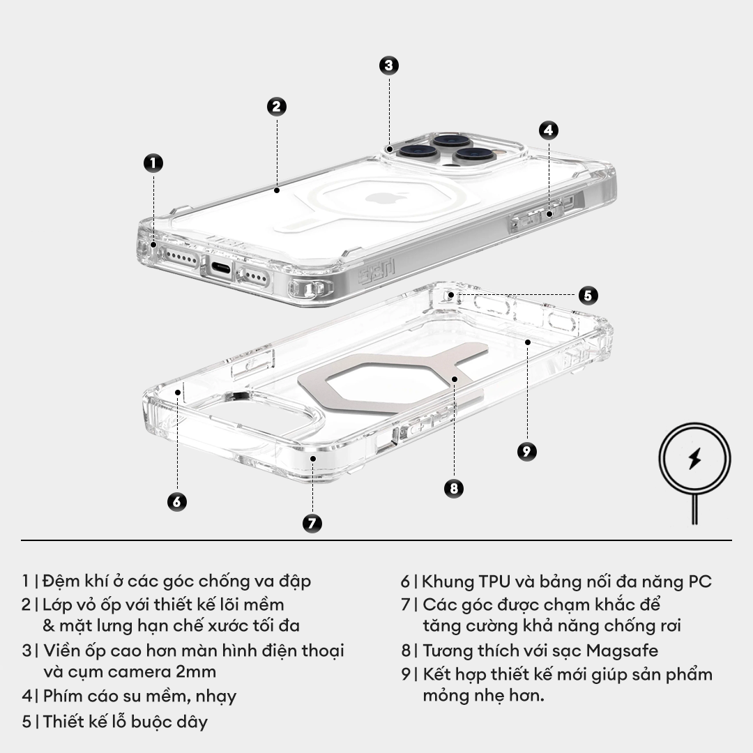 Ốp Lưng UAG PLYO w MAGSAFE Cho iPhone 14 Plus [6.7 INCH]