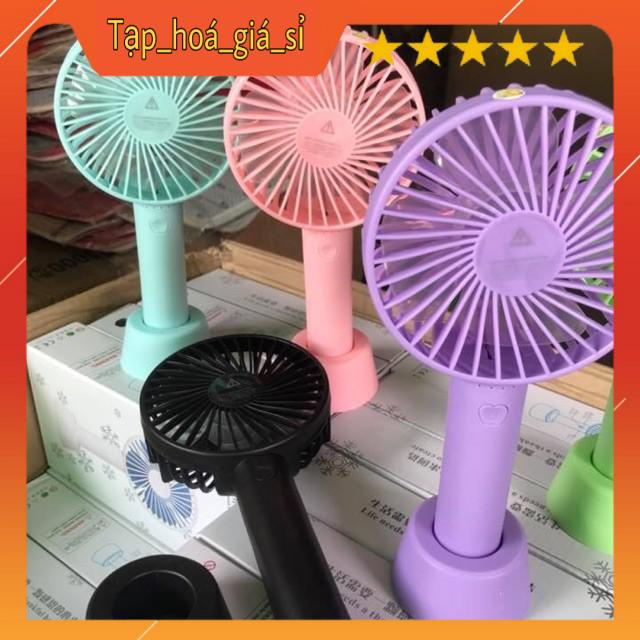 Quạt mini cầm tay có đế để bàn