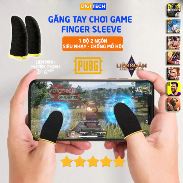 Găng tay chơi game Finger Sleeve - Bao tay chơi game chống mồ hôi tay, tăng độ nhạy cảm ứng