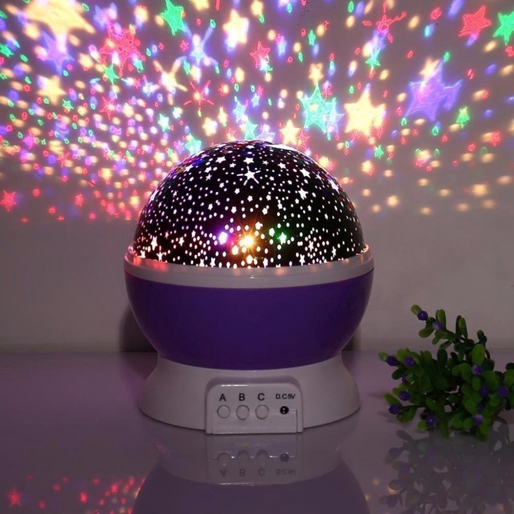 Đèn chiếu sao 3d tự xoay 360 star master pro.